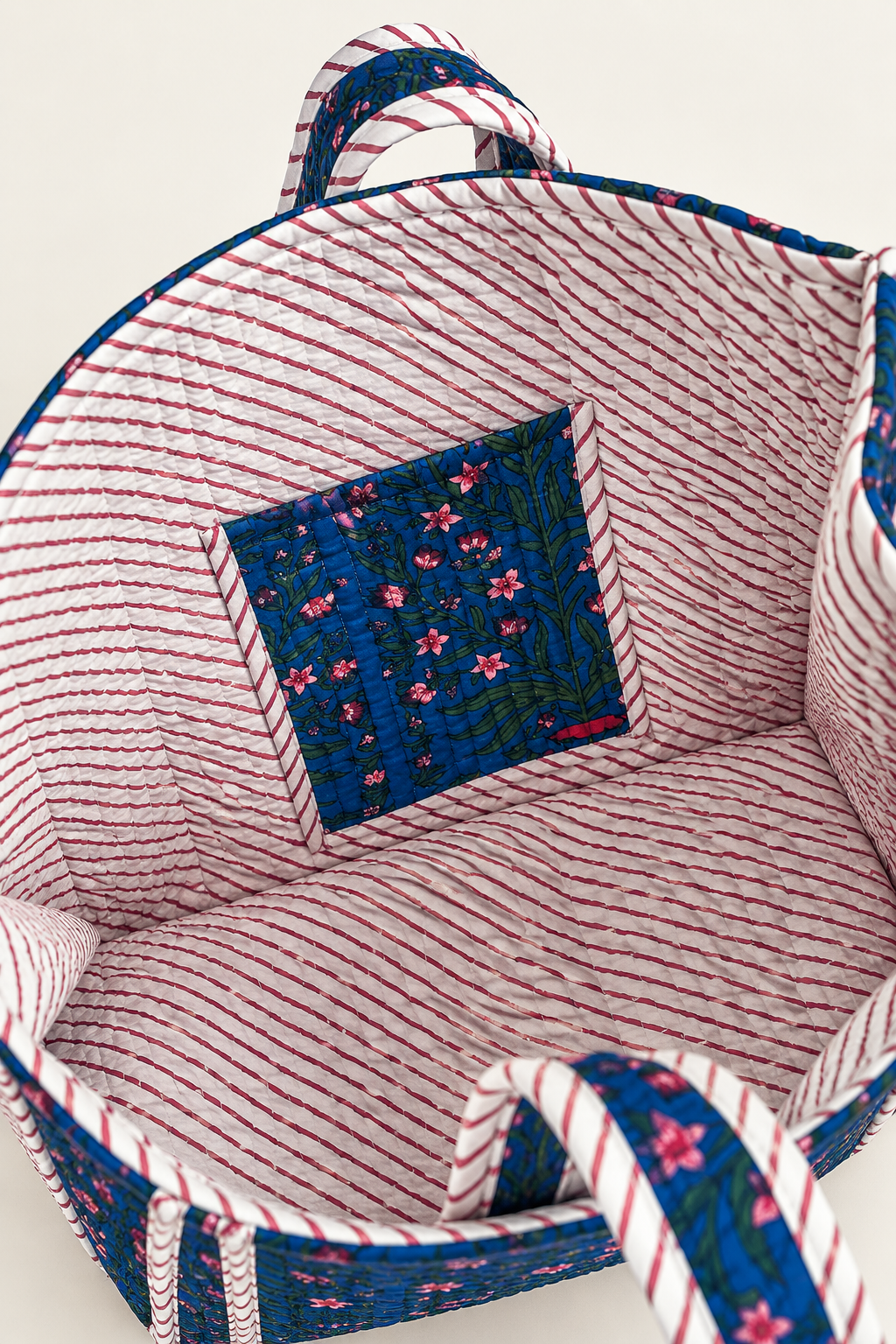 Blue Tote Bag 18X18