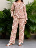 Gulkari Mehrab Block Print Pyjama Set