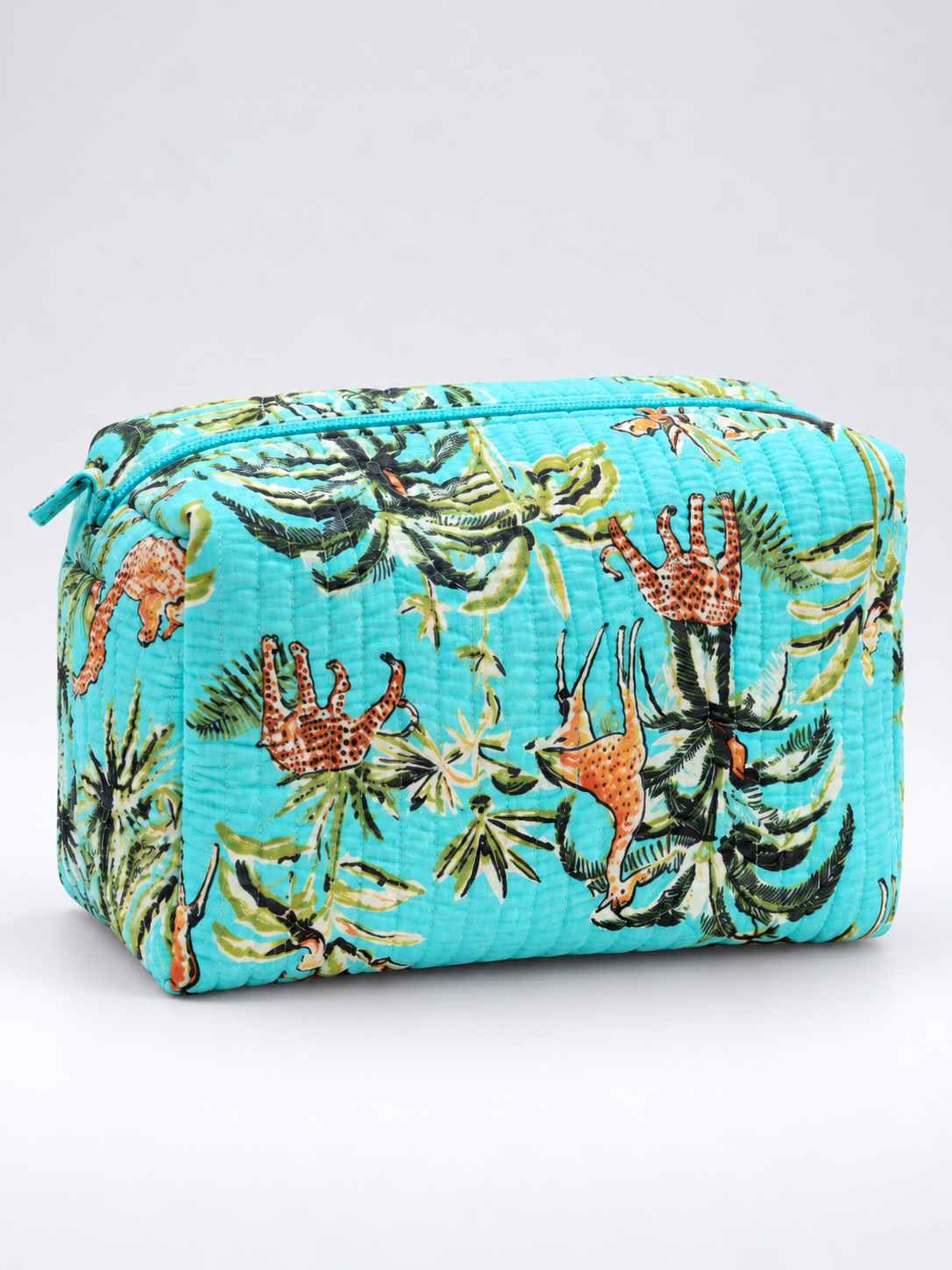 Turquoise Oasis Giraffe Pouch