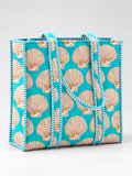 Bahama Shell & Turquoise Tote