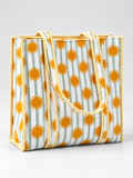 The Golden Sunburst Stripe Tote
