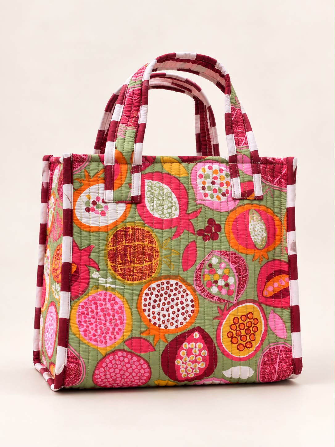 Ruby Pomegranate Sage Handbag
