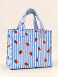 Sweet Cherry Cabana Quilted Tote