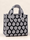 Midnight Foliage Quilted Tote