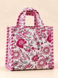 The Pink Lotus Quilted Tote