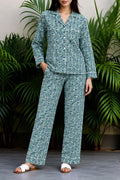 Sage & Teal Mughal Booti Pajama Set